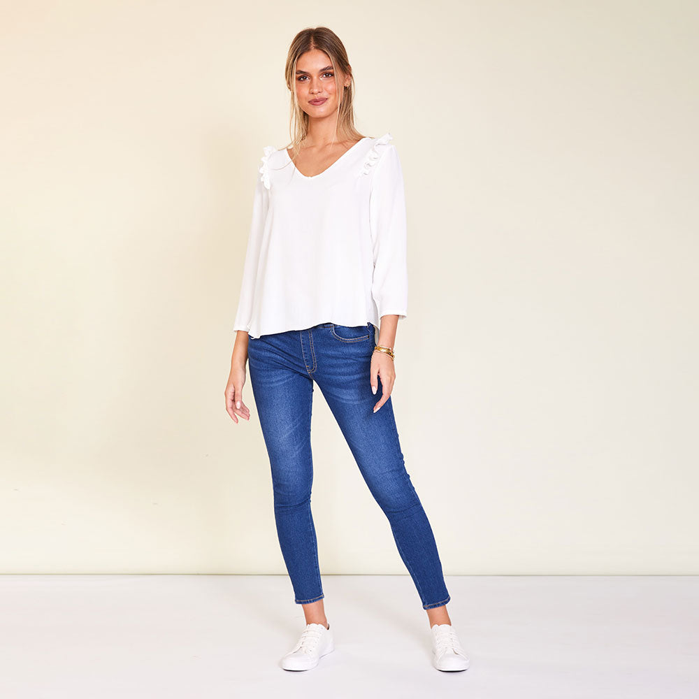 Rhea Top (White)