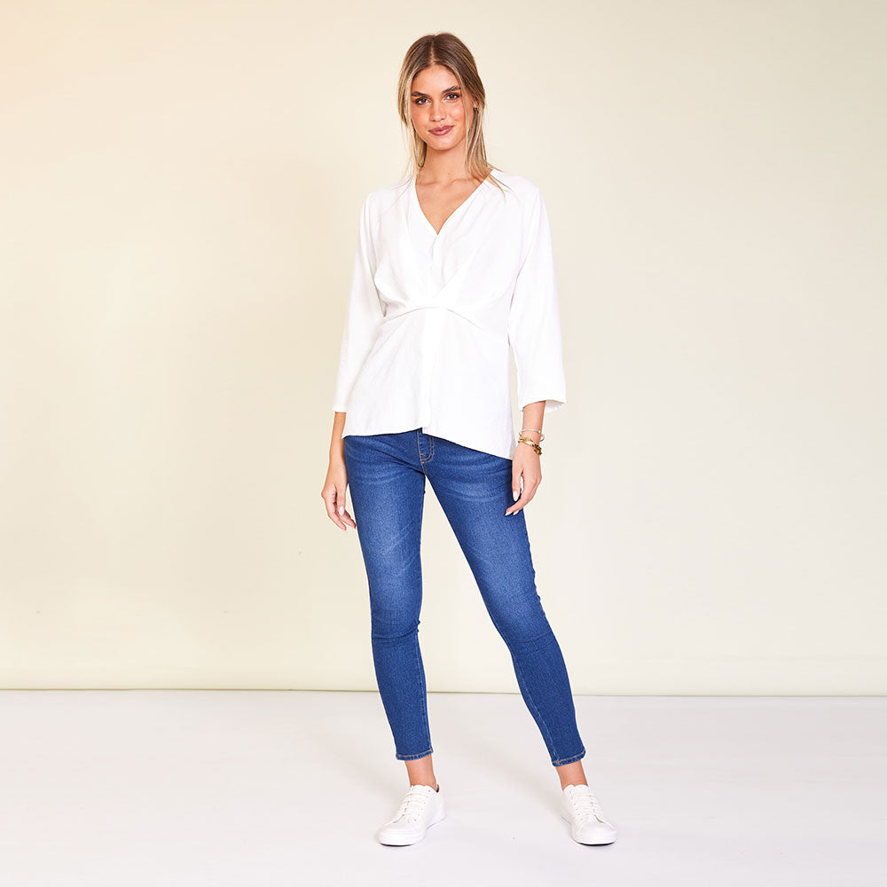 Berkley Top (White) - The Casual Company