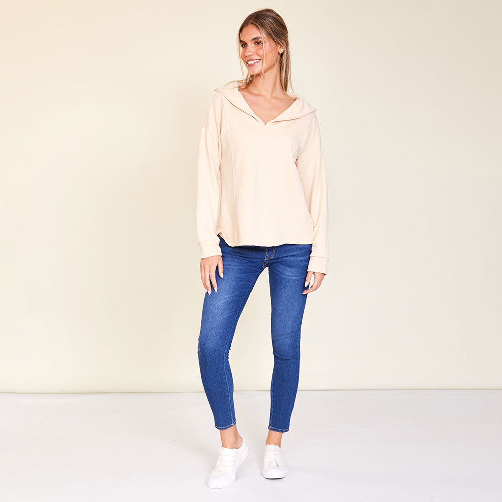Hailey Jumper (Cream)