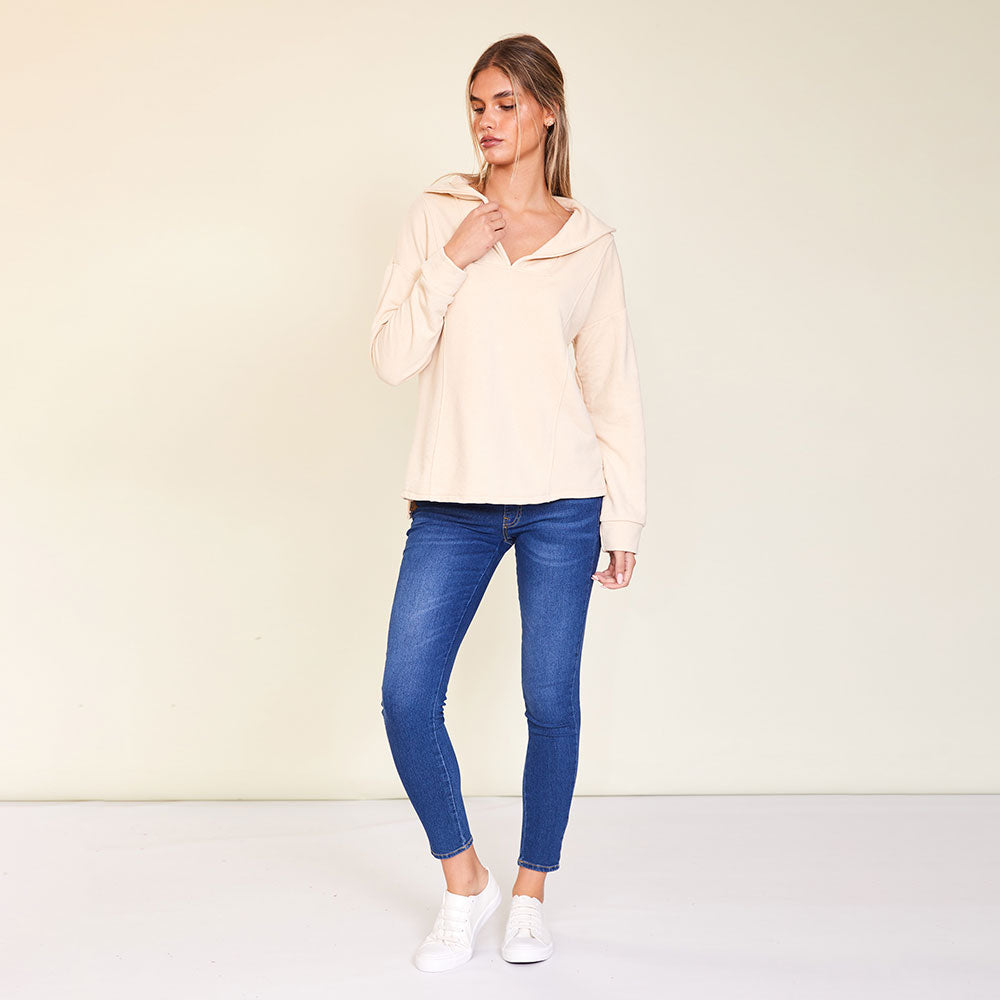 Hailey Jumper (Cream)