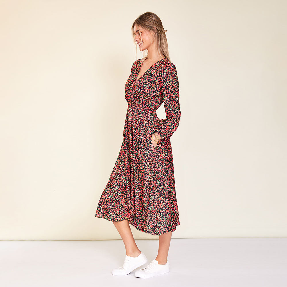 Carrie Dress (Red Rose)
