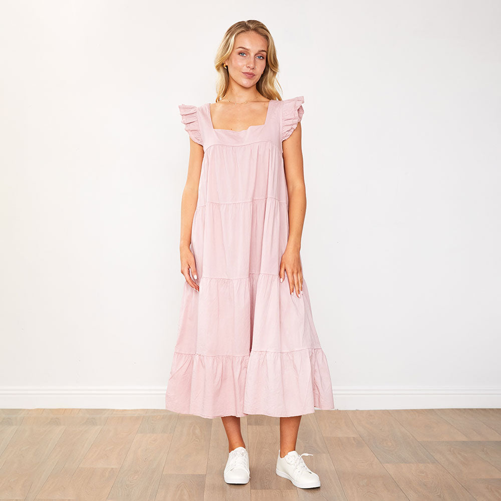 Mara Dress (Baby Pink)