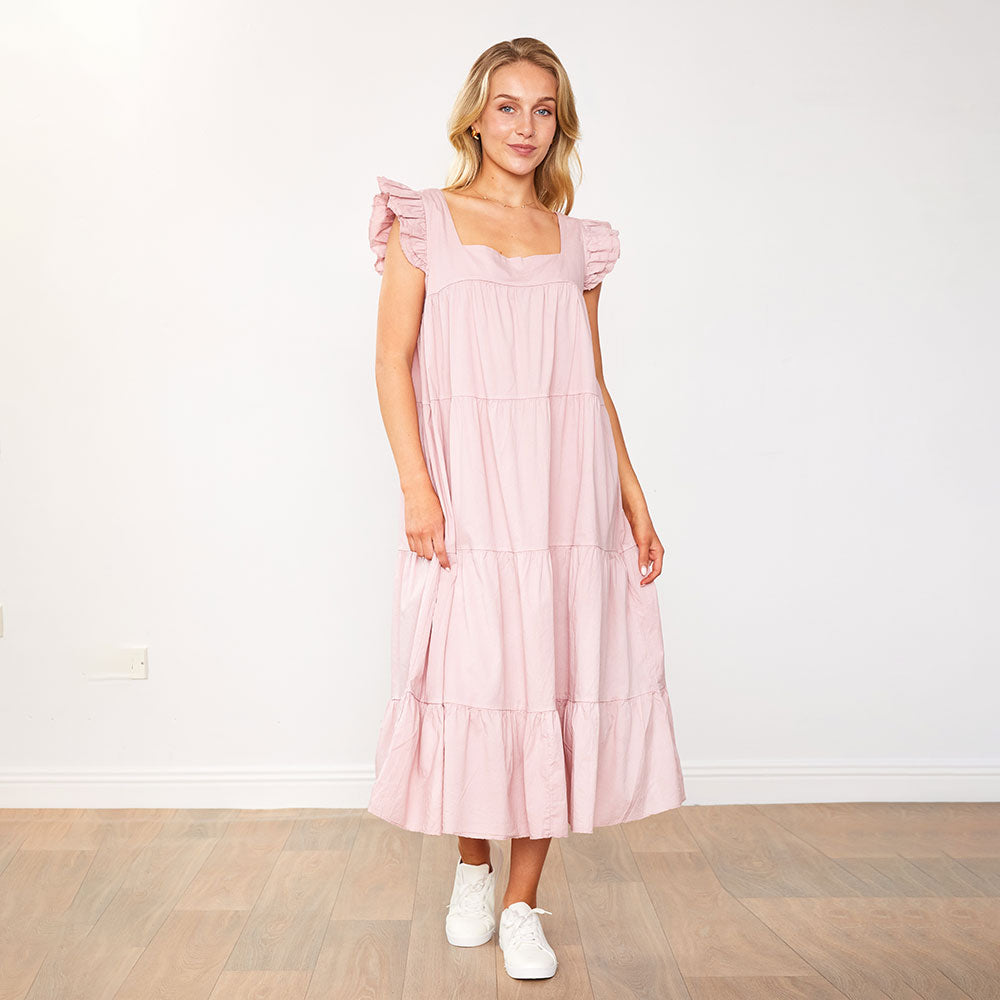 Mara Dress (Baby Pink)