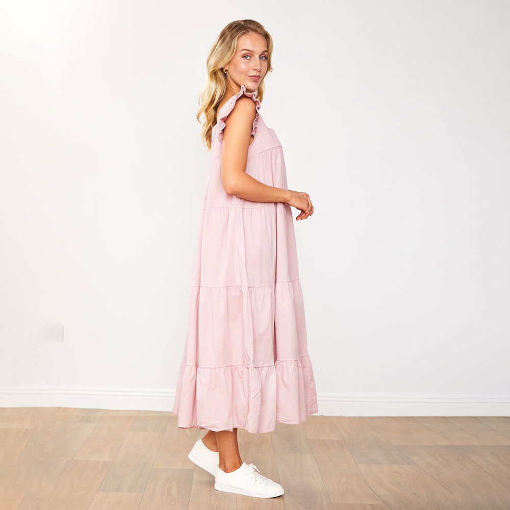 Mara Dress (Baby Pink)