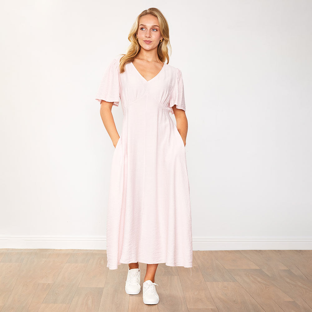 Whitney Dress (Baby Pink)