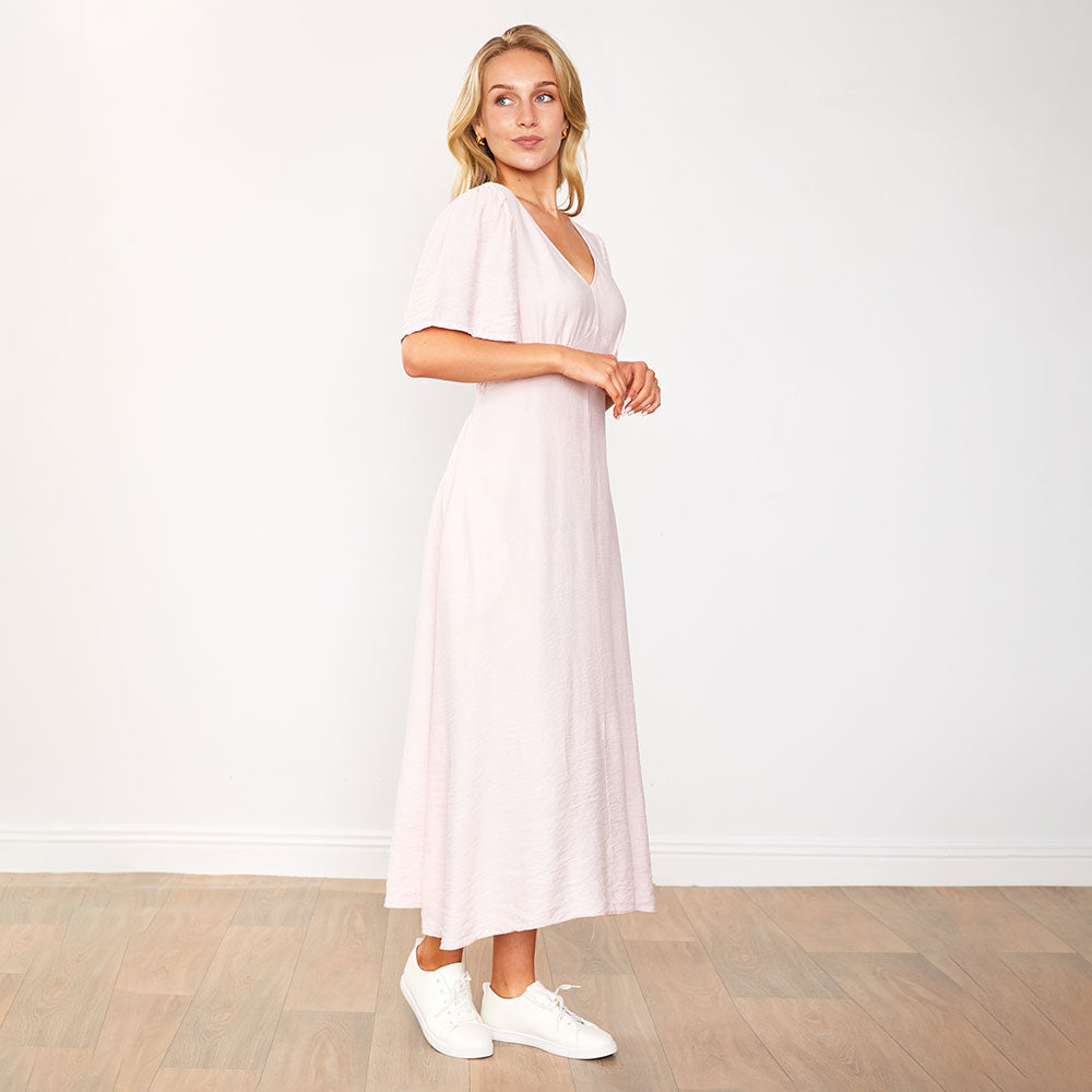 Whitney Dress (Baby Pink)