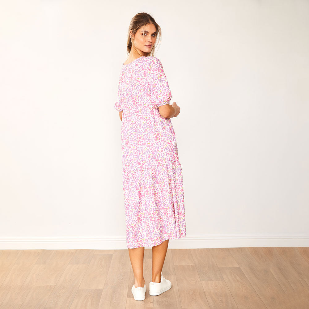 Delta Dress (Lilac Floral)