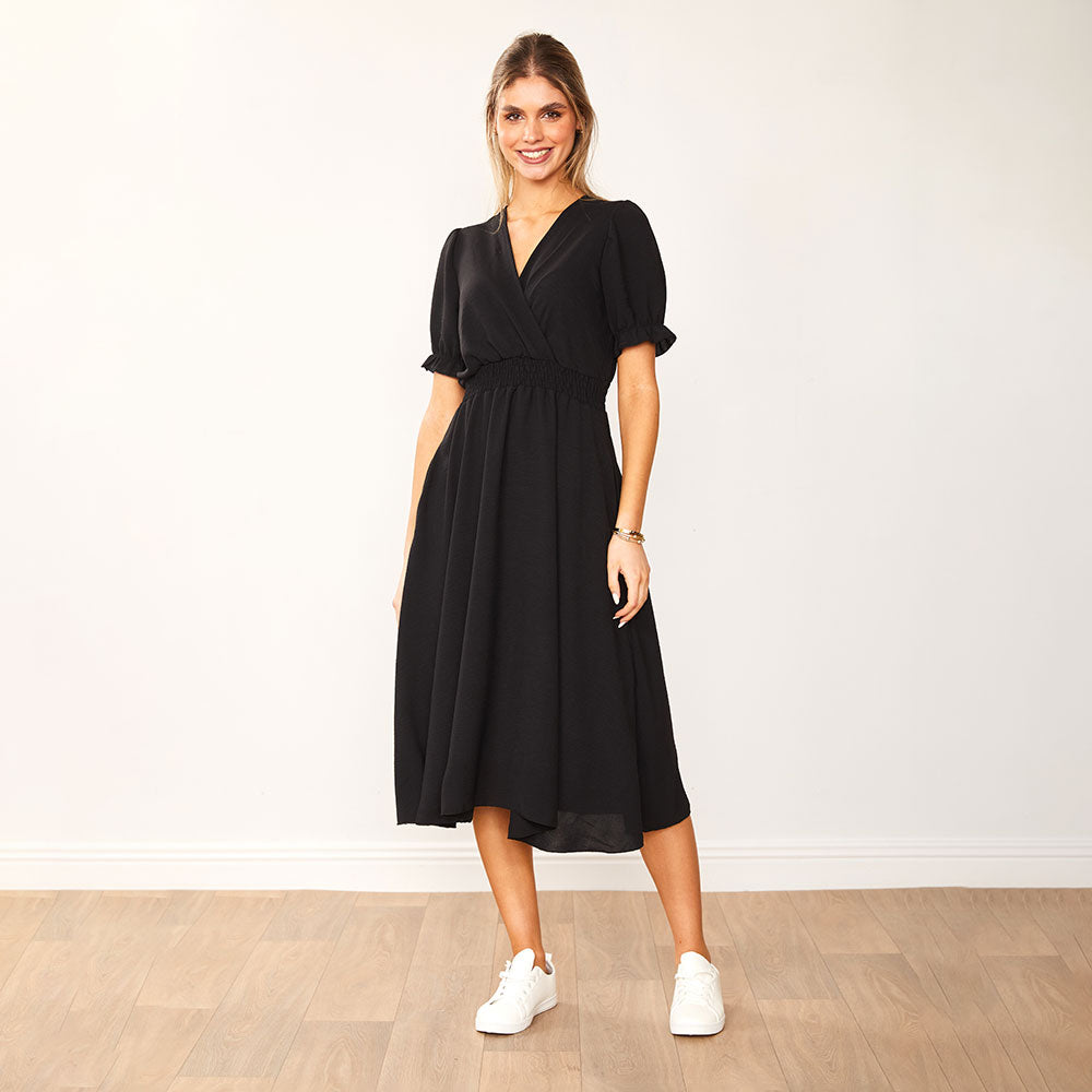 Belle Dress (Black) - The Casual Company