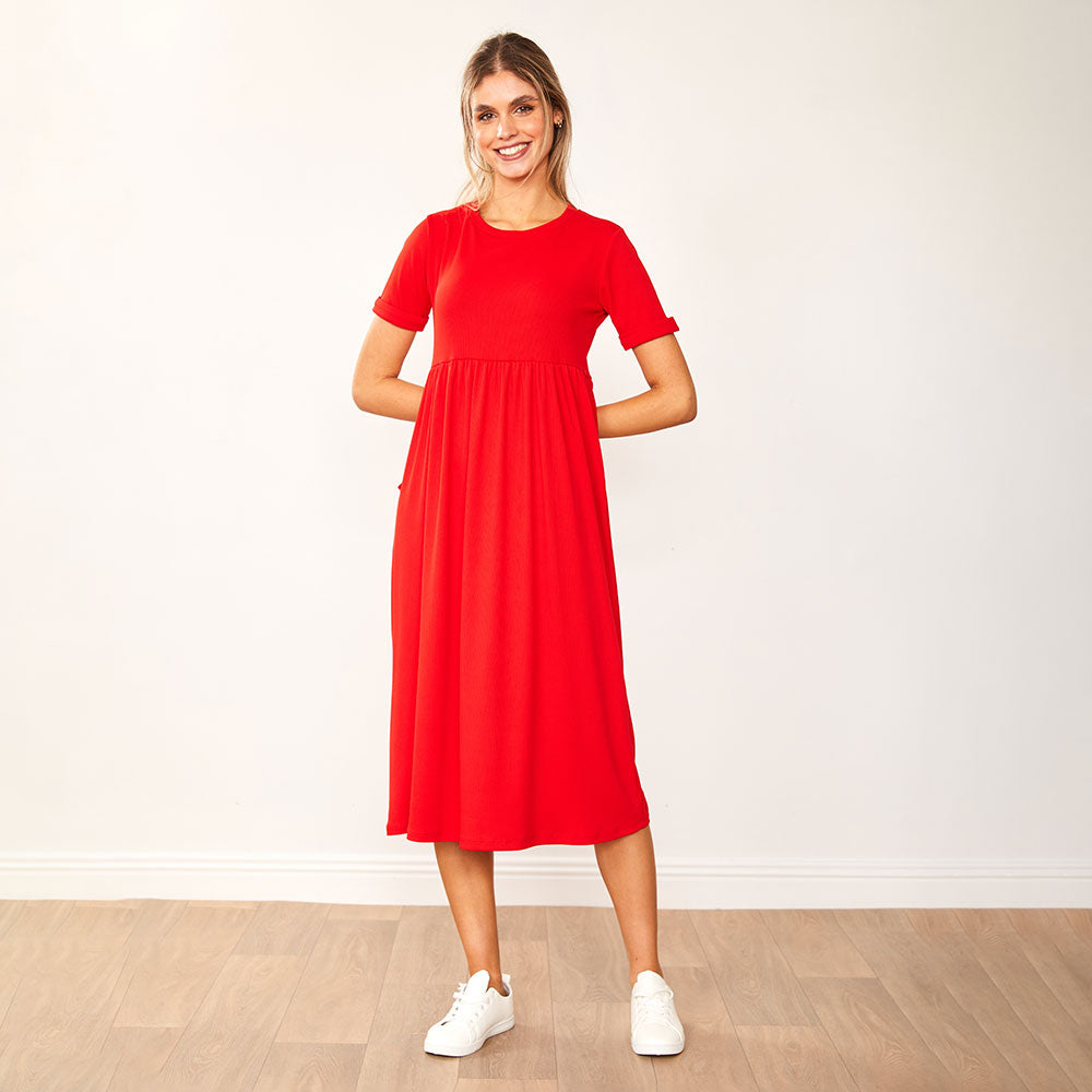 Ely Dress (Red)
