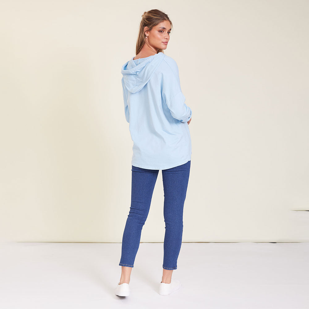 Barker Hoody (Baby Blue) - The Casual Company