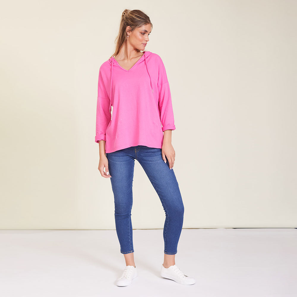 Barker Hoody (Fuchsia)
