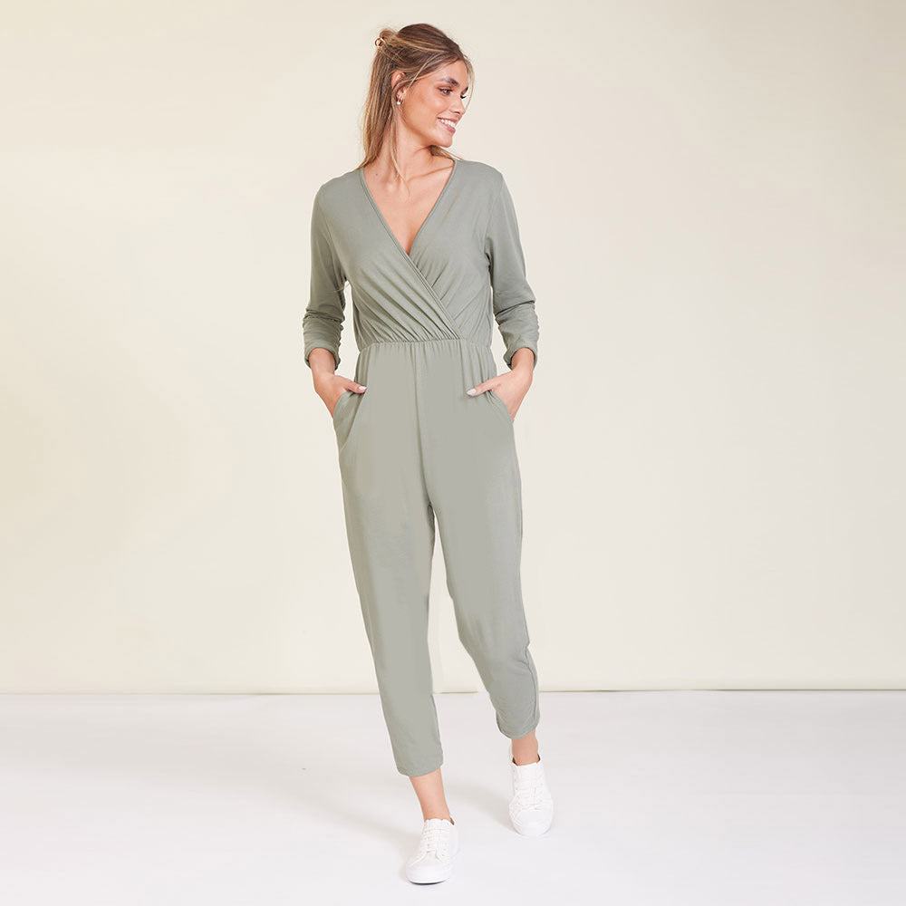 Gigi Jumpsuit (Khaki)