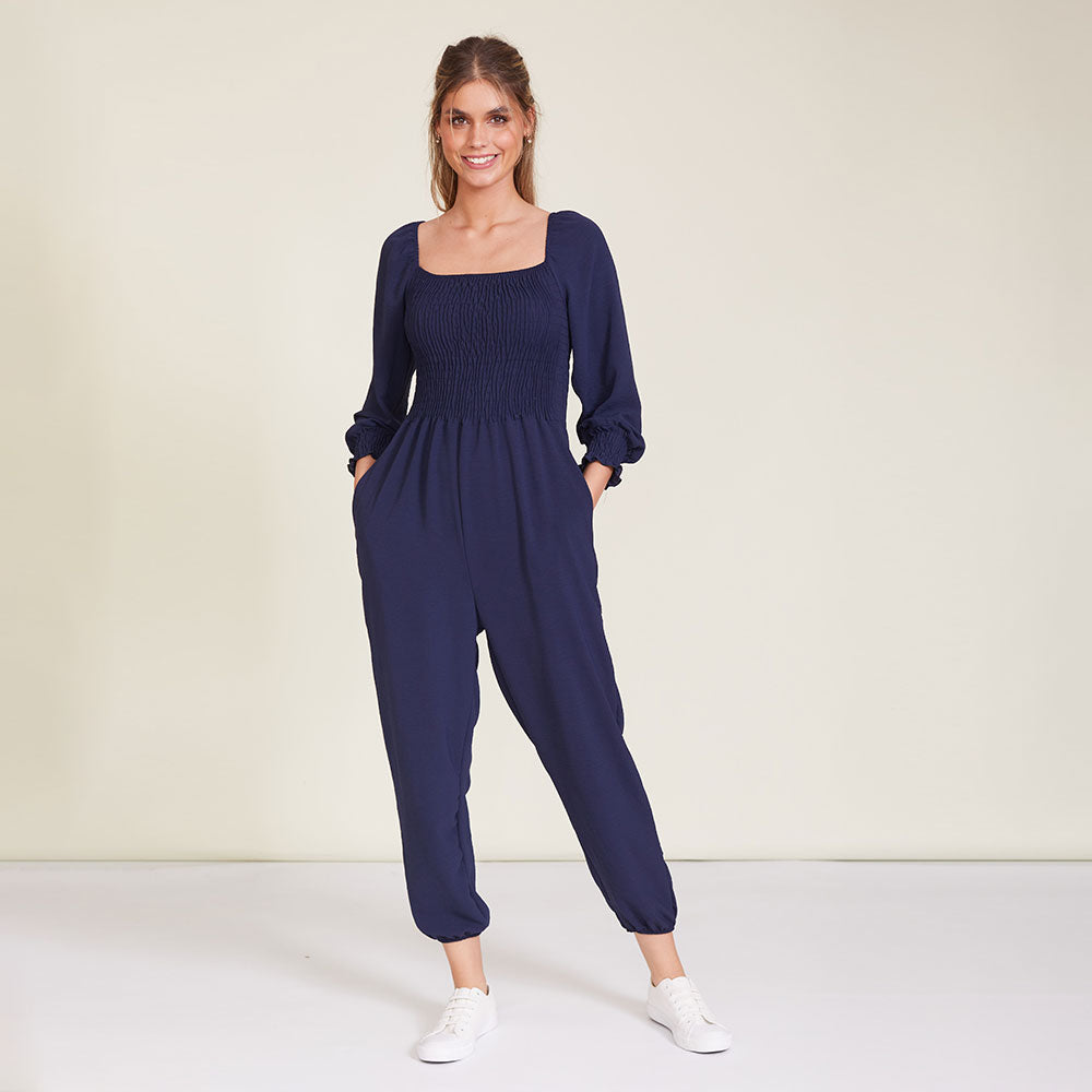 Luna Jumpsuit (Navy)