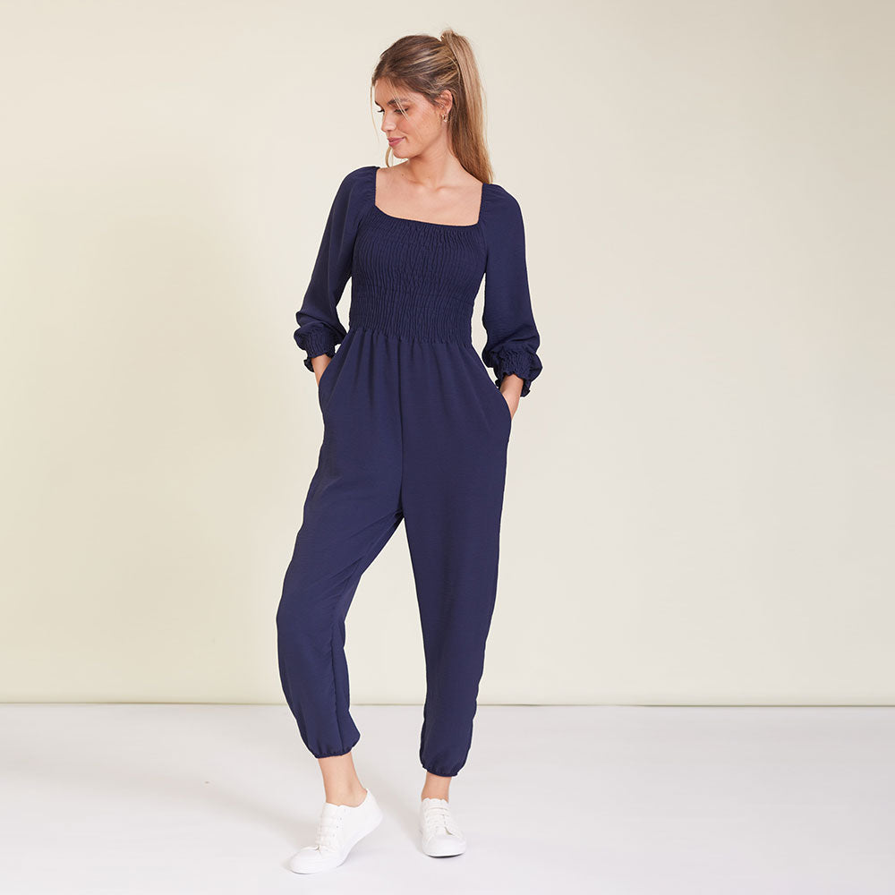 Luna Jumpsuit (Navy)