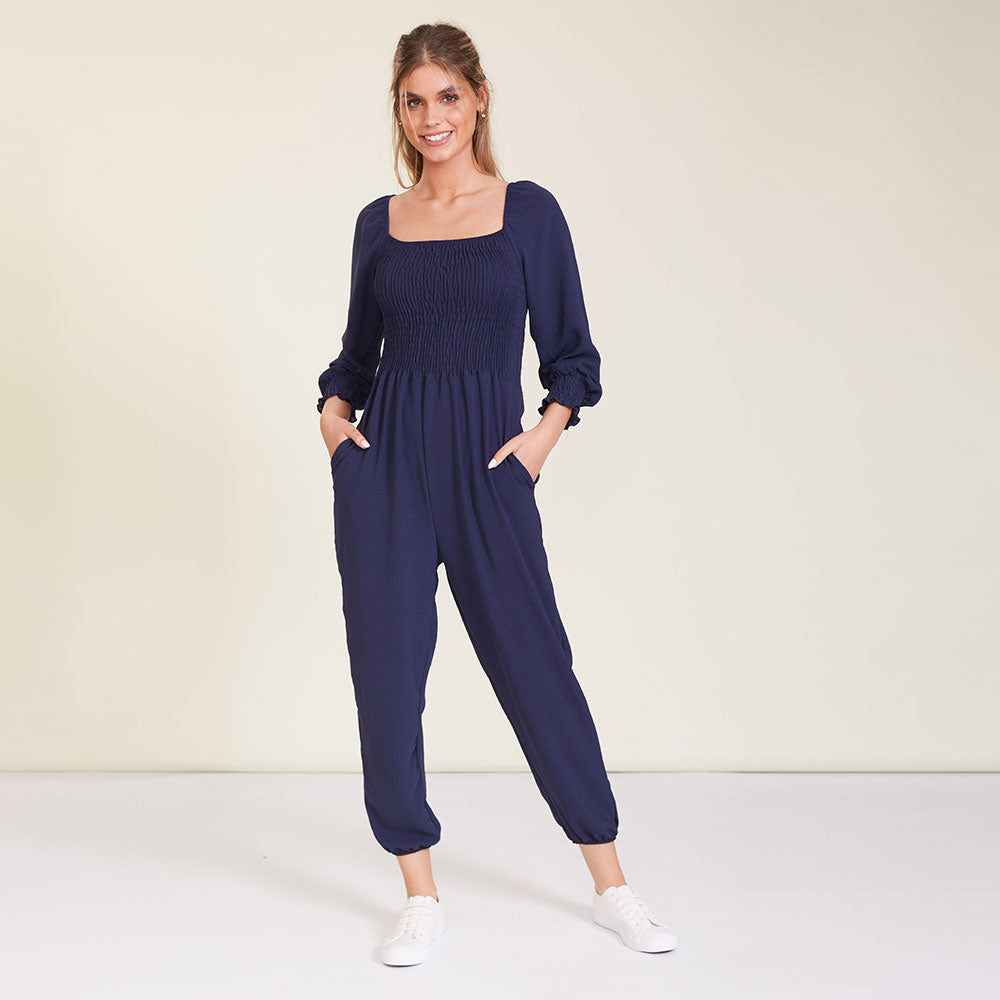 Luna Jumpsuit (Navy)