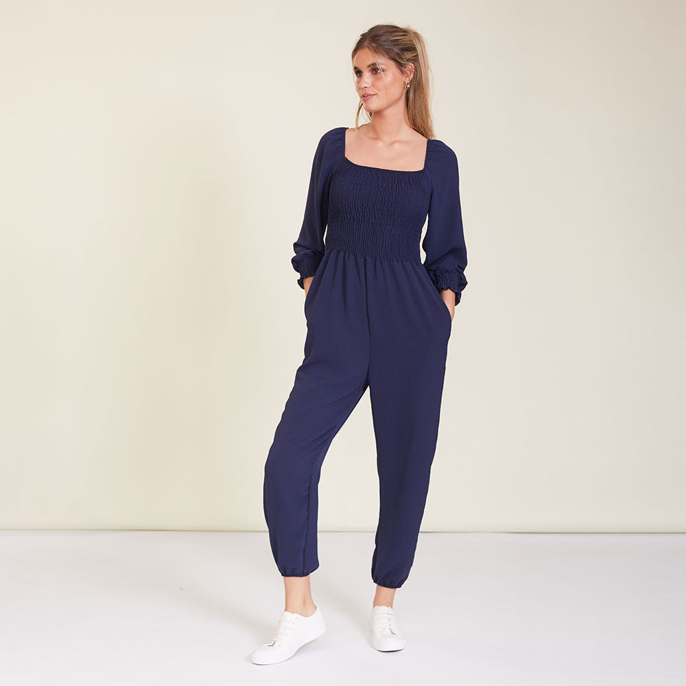 Luna Jumpsuit (Navy)