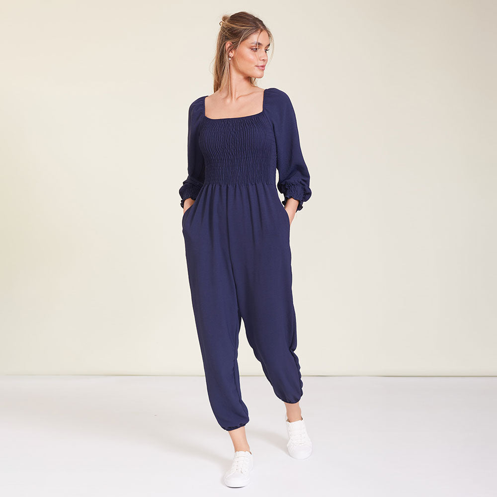 Luna Jumpsuit (Navy)