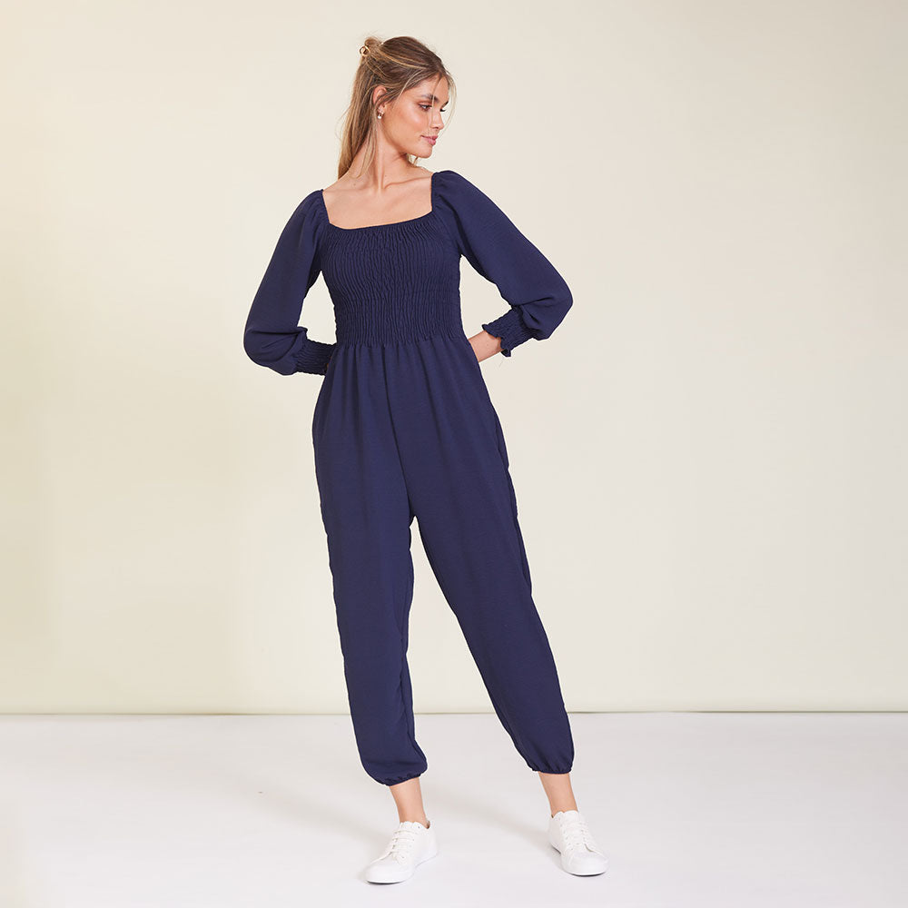 Luna Jumpsuit (Navy)