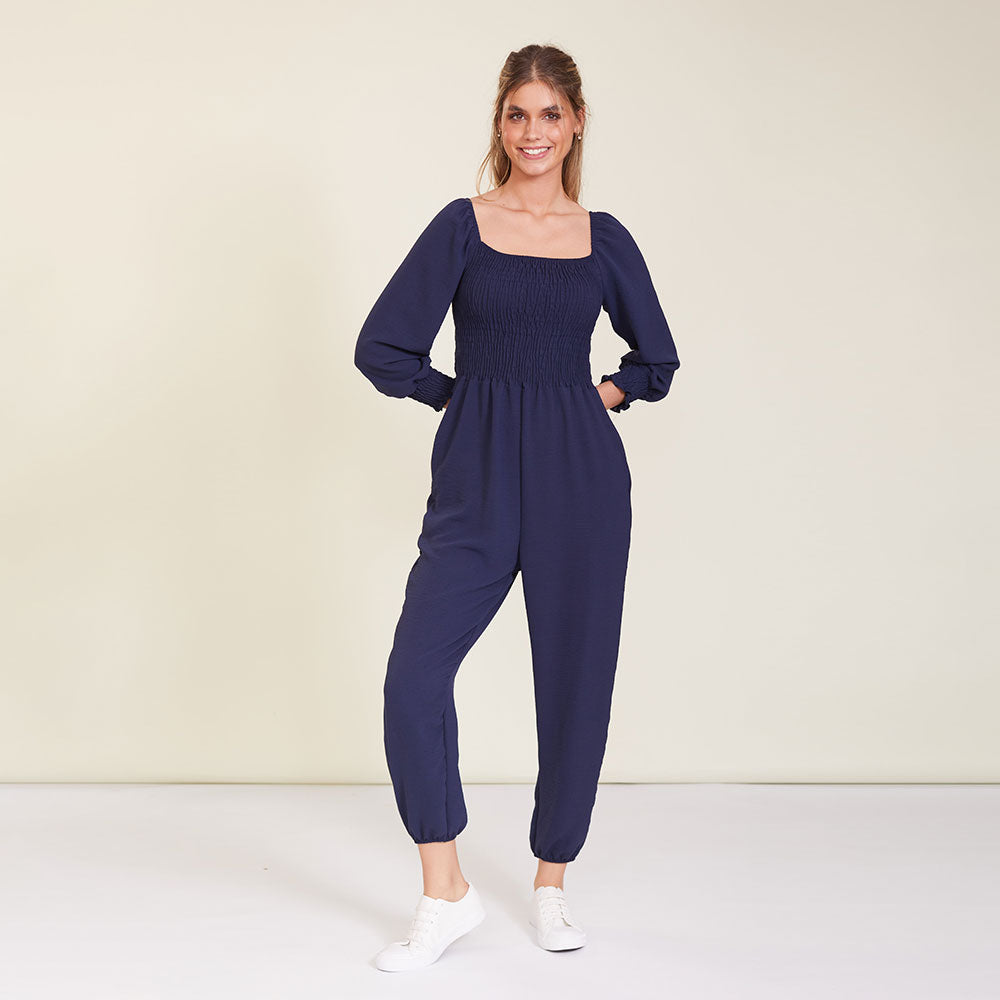 Luna Jumpsuit (Navy)