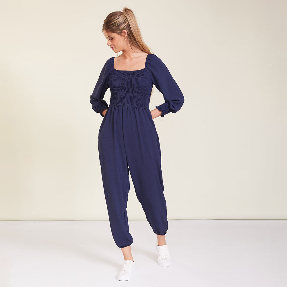 Luna Jumpsuit (Navy)