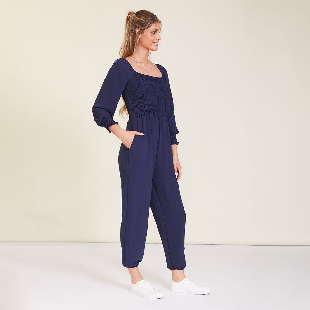 Luna Jumpsuit (Navy)