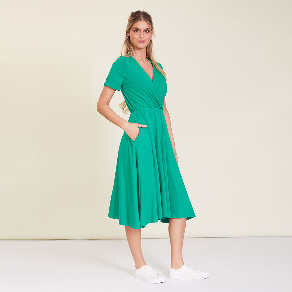 Archie Dress (Green) - The Casual Company