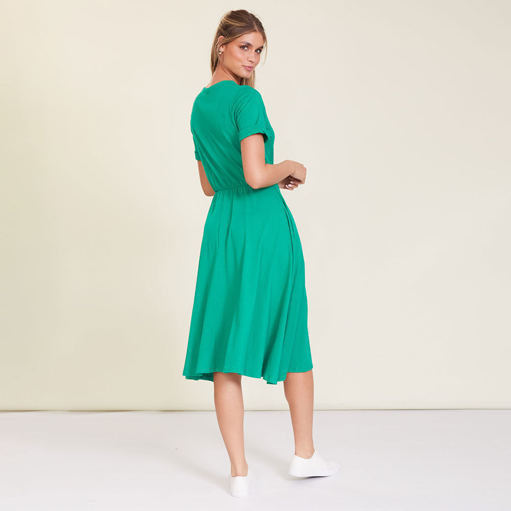 Archie Dress (Green) - The Casual Company