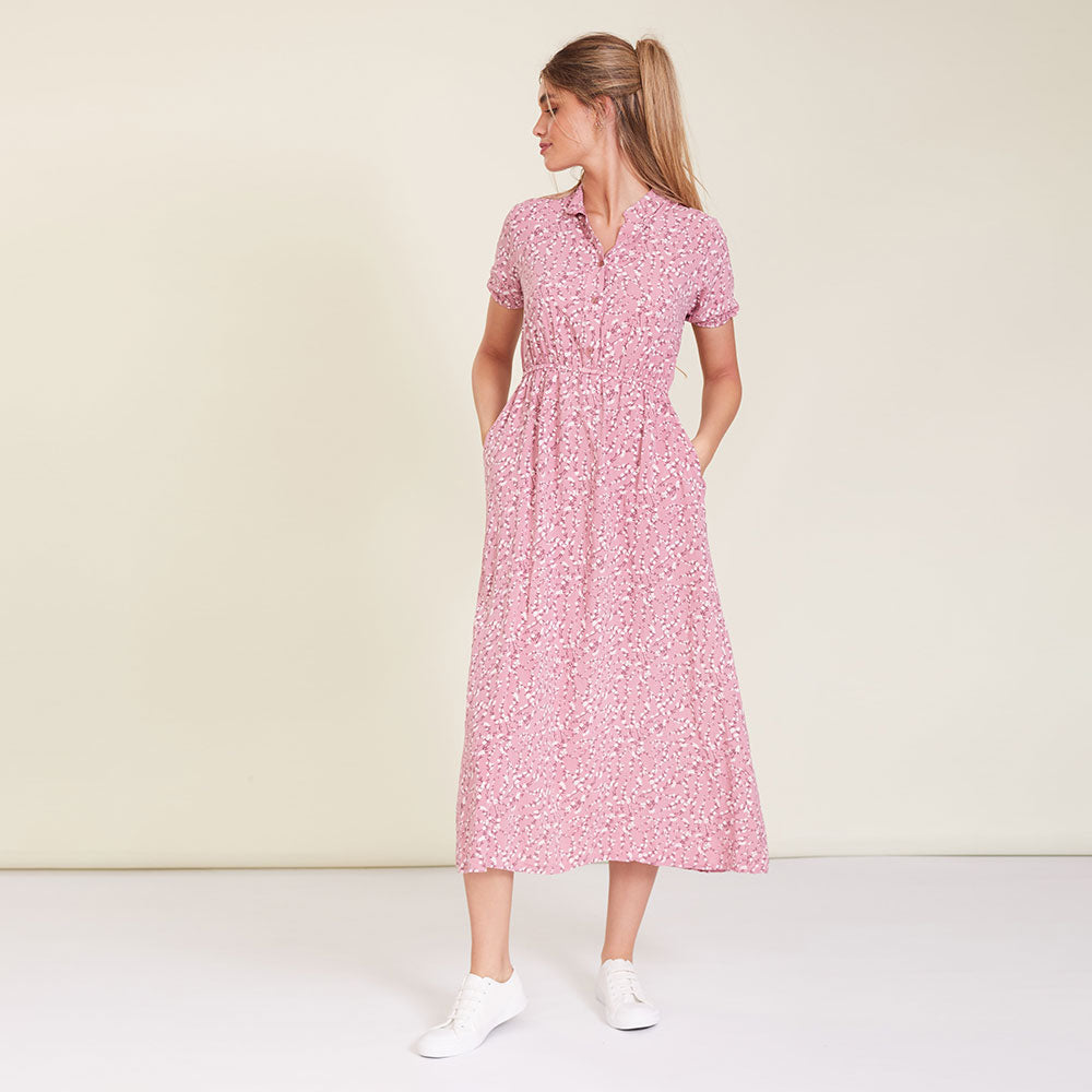 Parker Dress (Rose Floral)