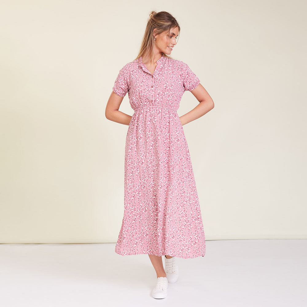 Parker Dress (Rose Floral)