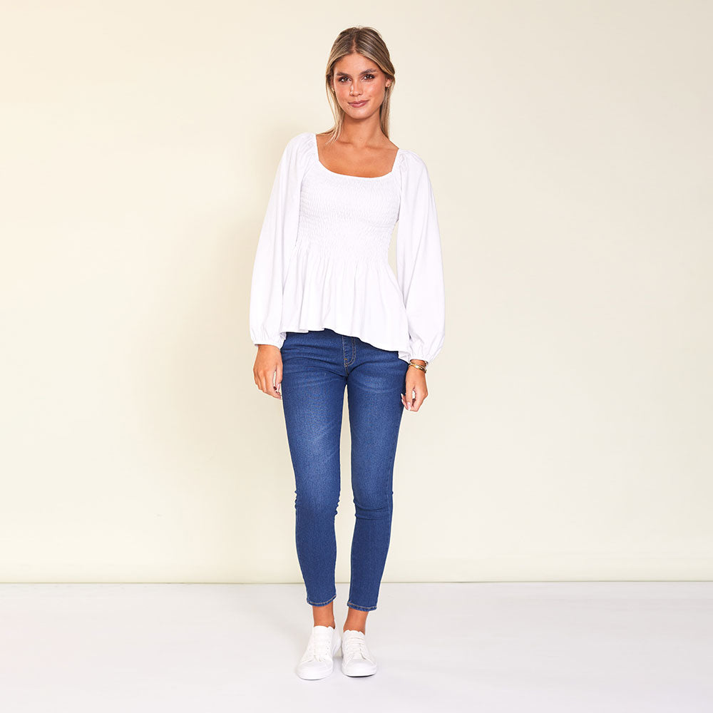 Yvette Top (White)