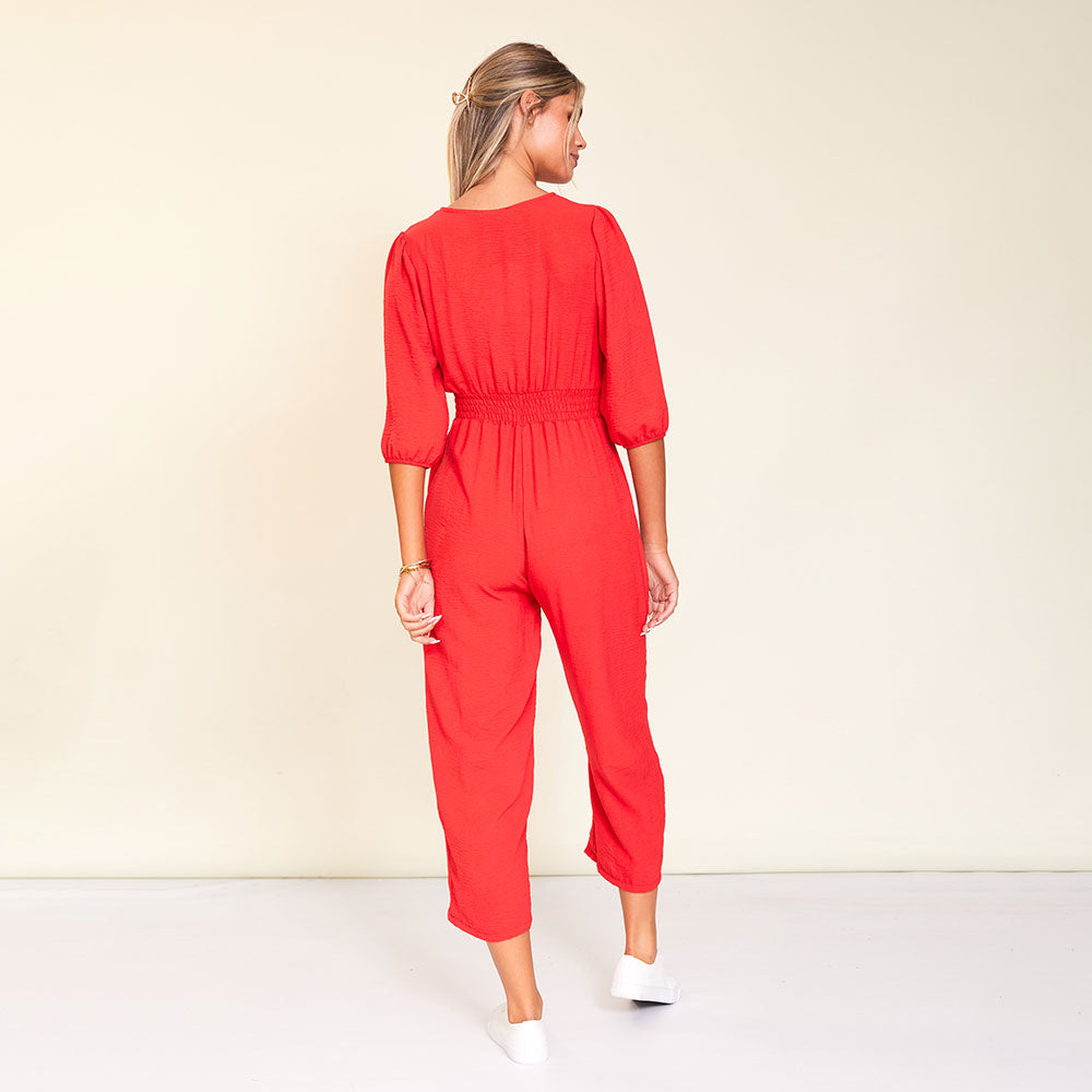 Lexi Jumpsuit (Red)