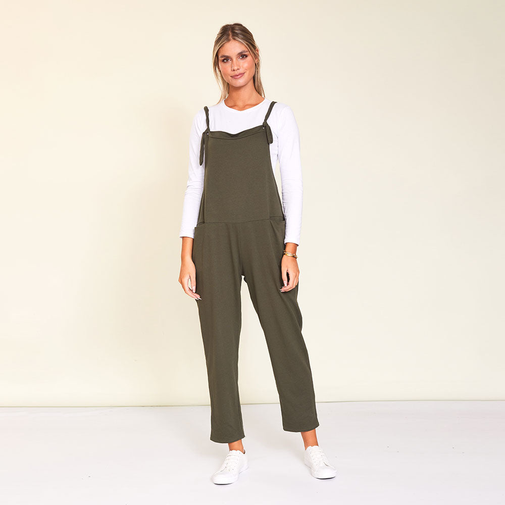Ashley Dungaree (Khaki)