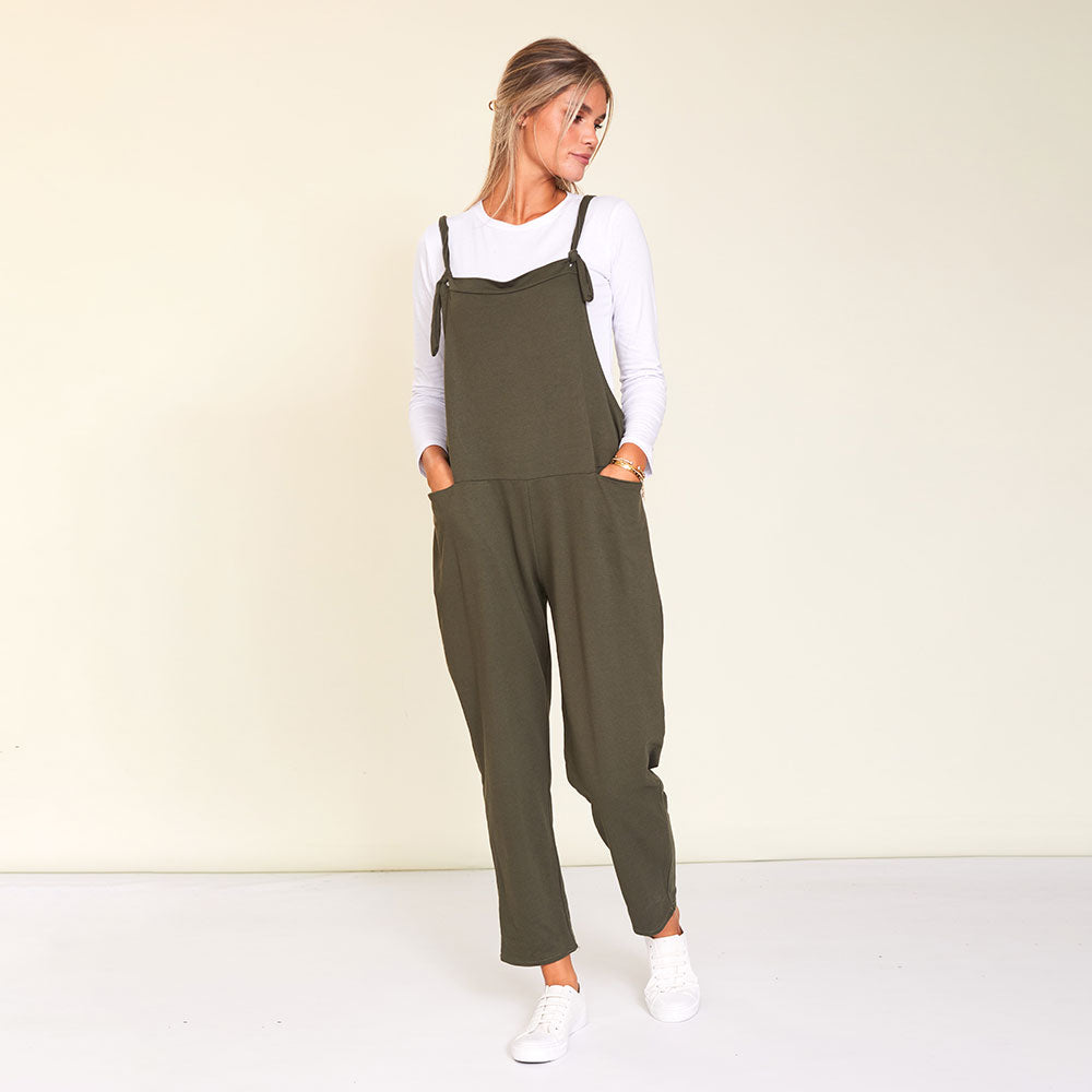 Ashley Dungaree (Khaki)