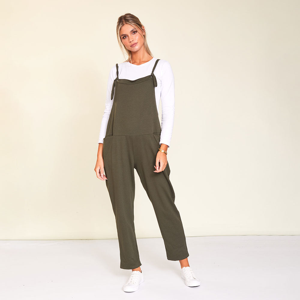 Ashley Dungaree (Khaki)