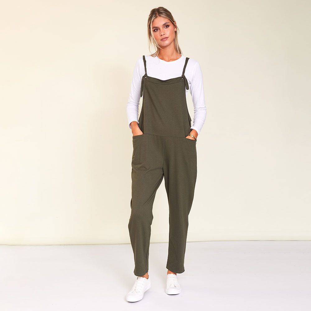 Ashley Dungaree (Khaki)