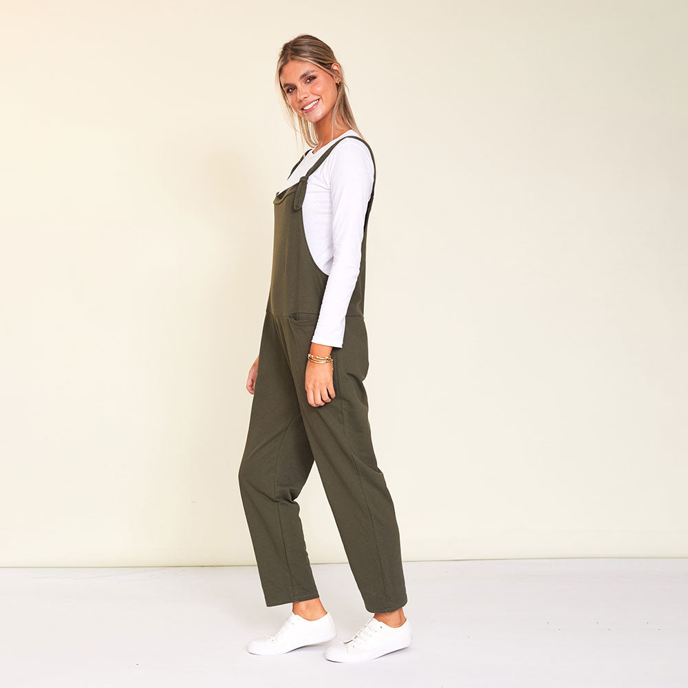 Ashley Dungaree (Khaki)