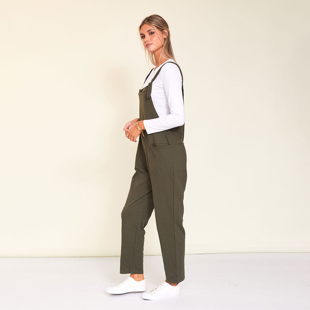 Ashley Dungaree (Khaki)