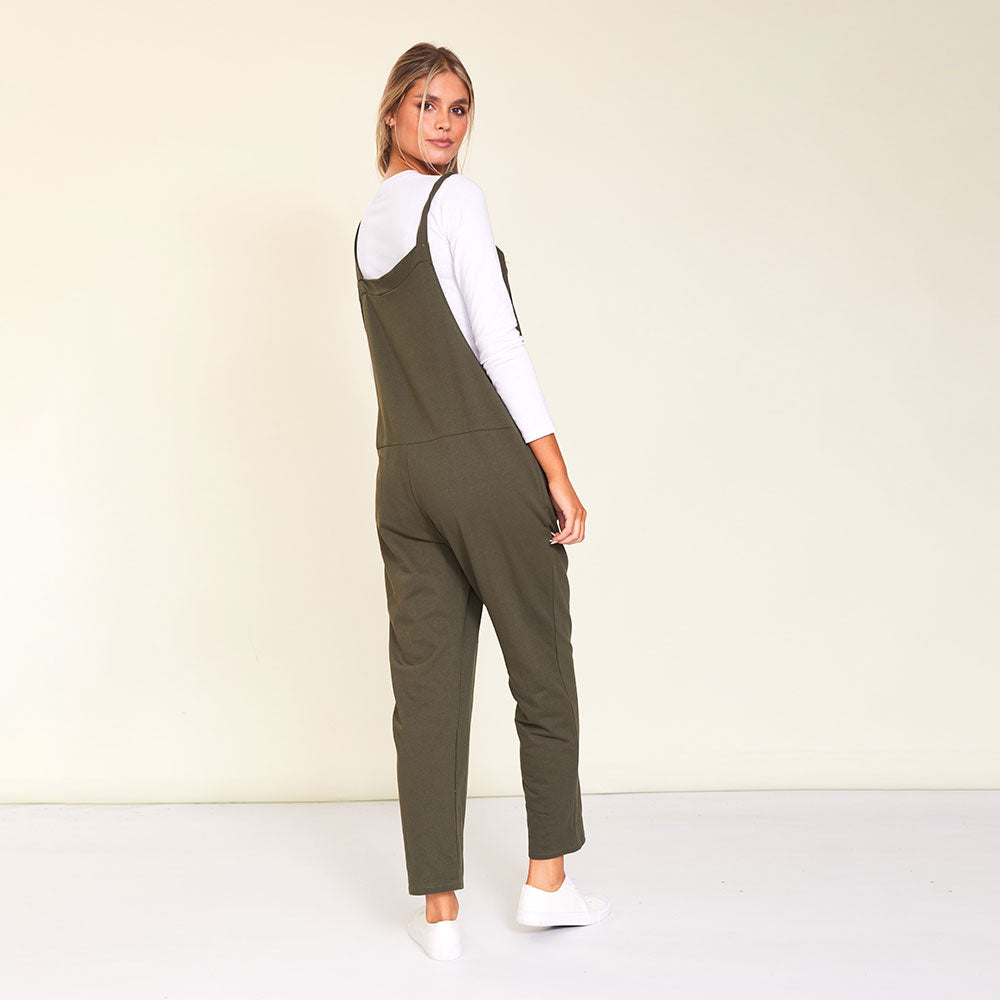 Ashley Dungaree (Khaki)