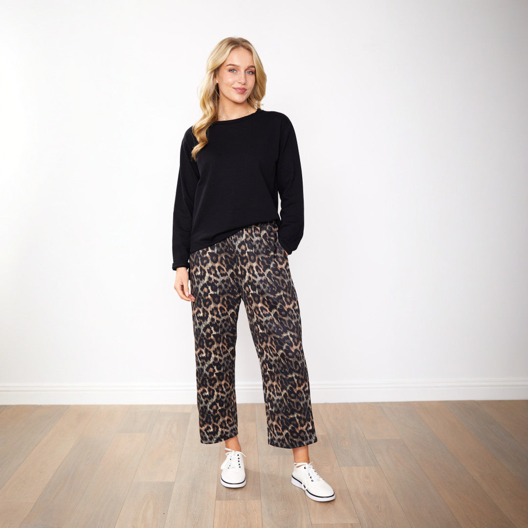 Tessa Trousers (Leopard)