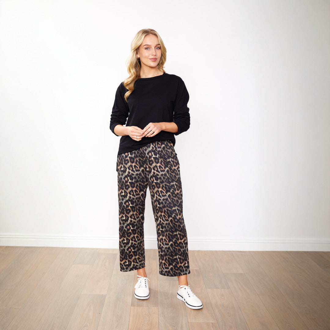 Tessa Trousers (Leopard)