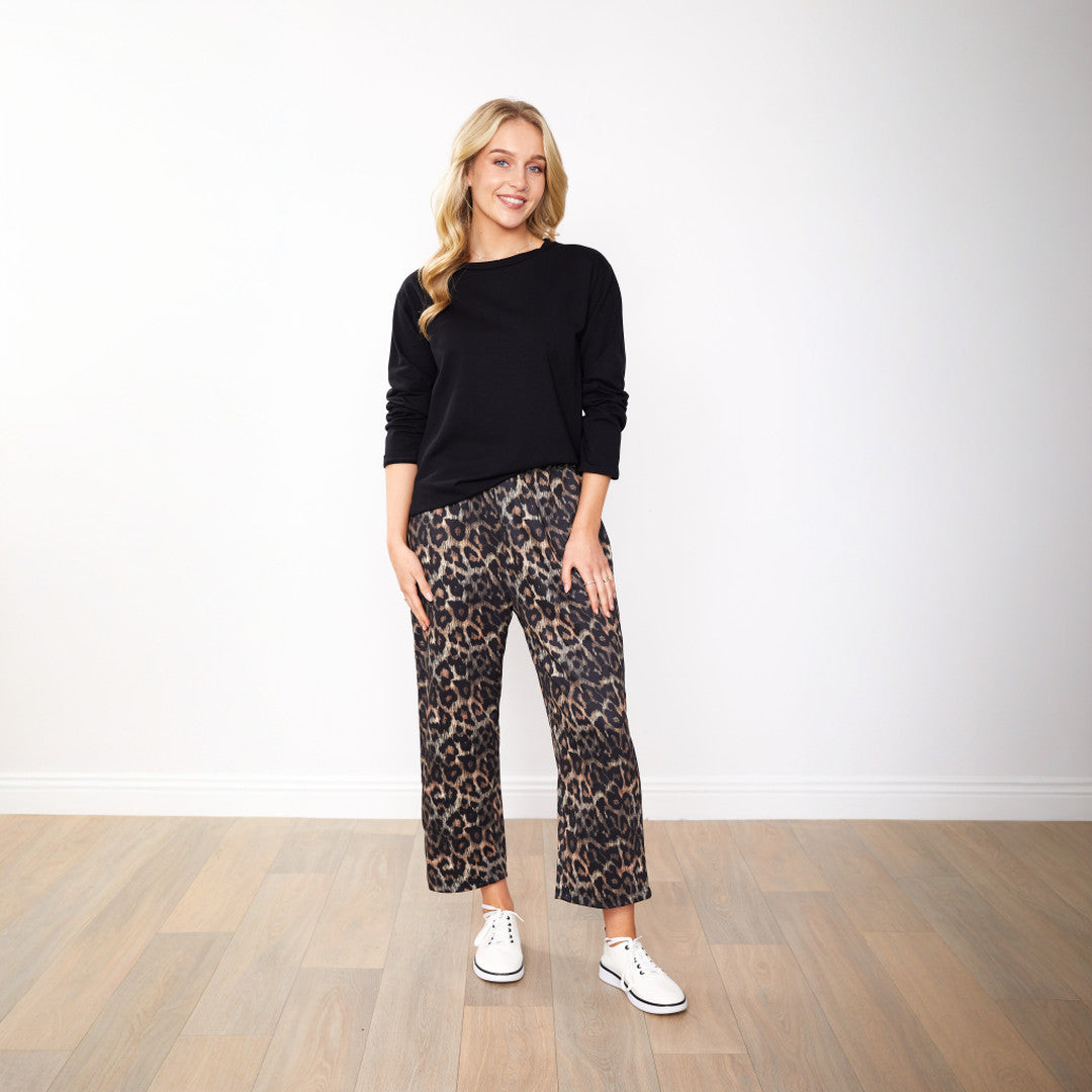 Tessa Trousers (Leopard)
