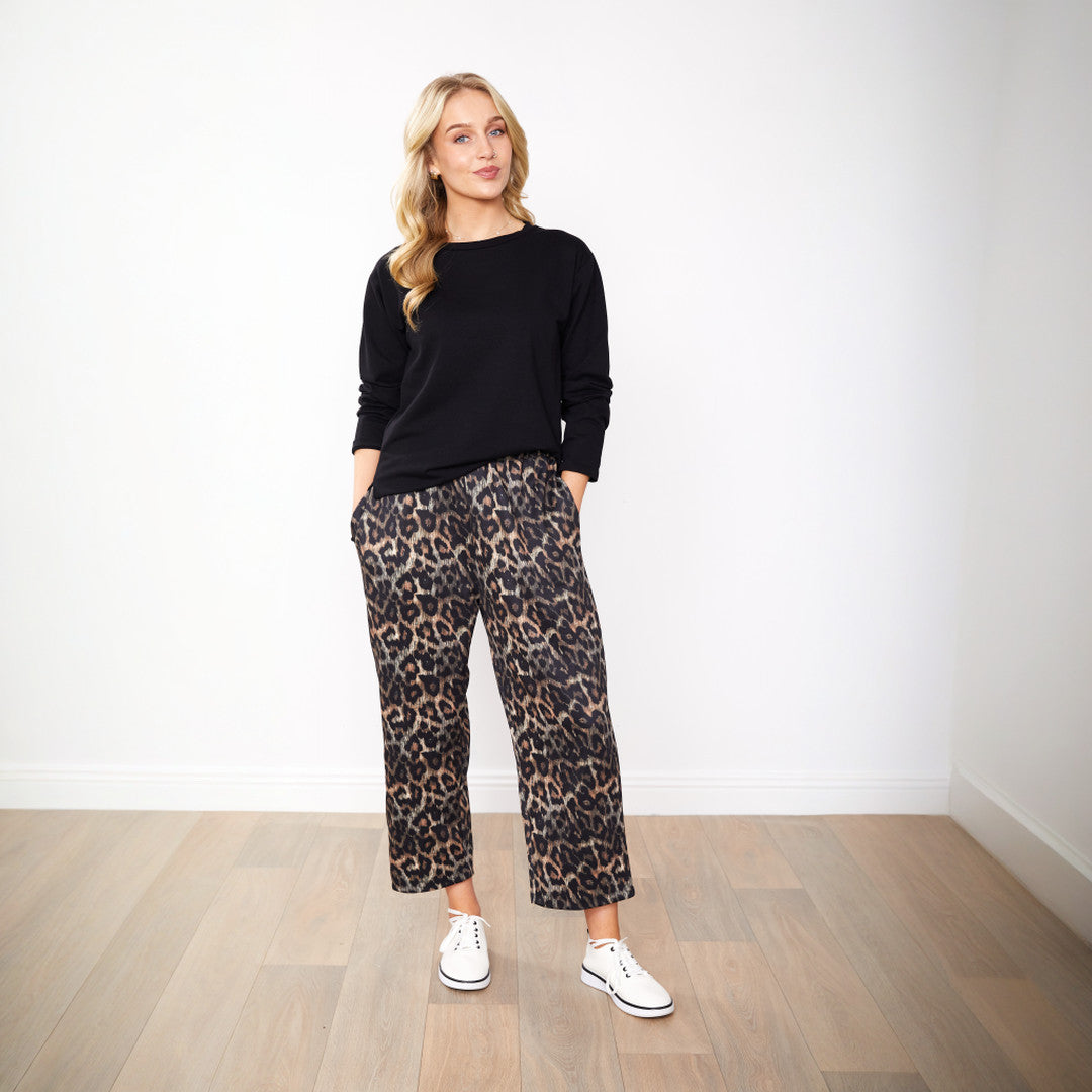 Tessa Trousers (Leopard)