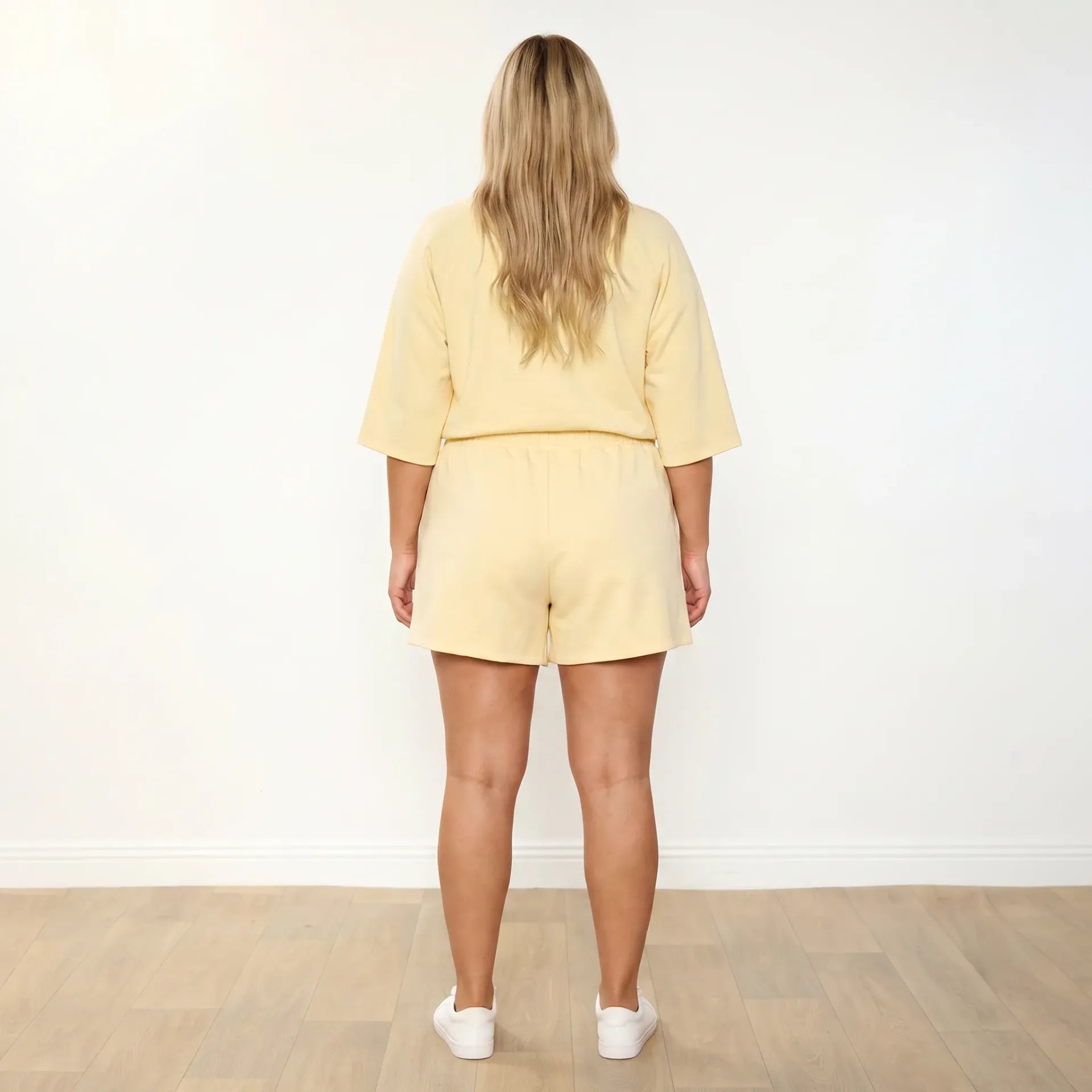 Suki Set Lemon - plus size model back view
