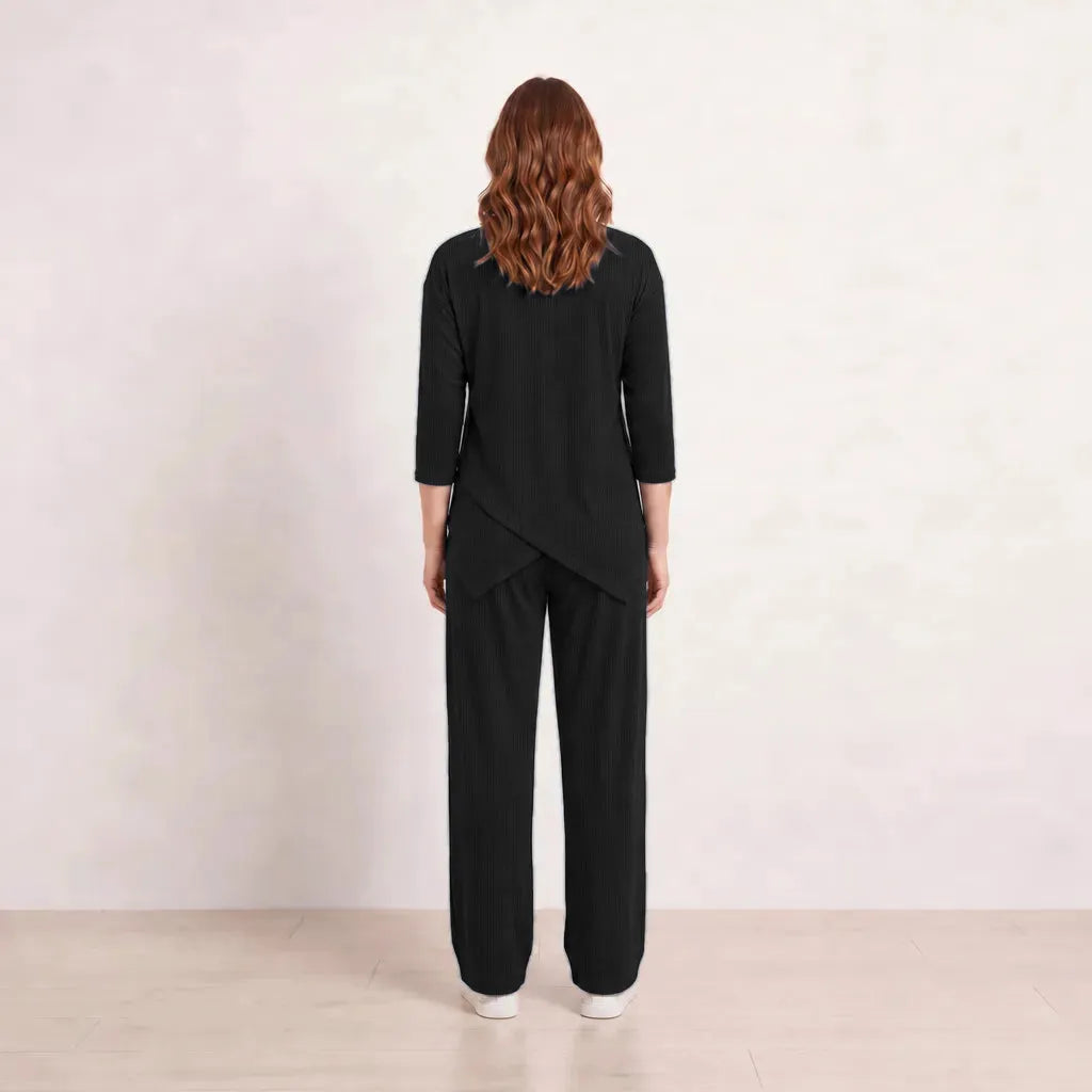Lily Co-ord (Black) - Back View