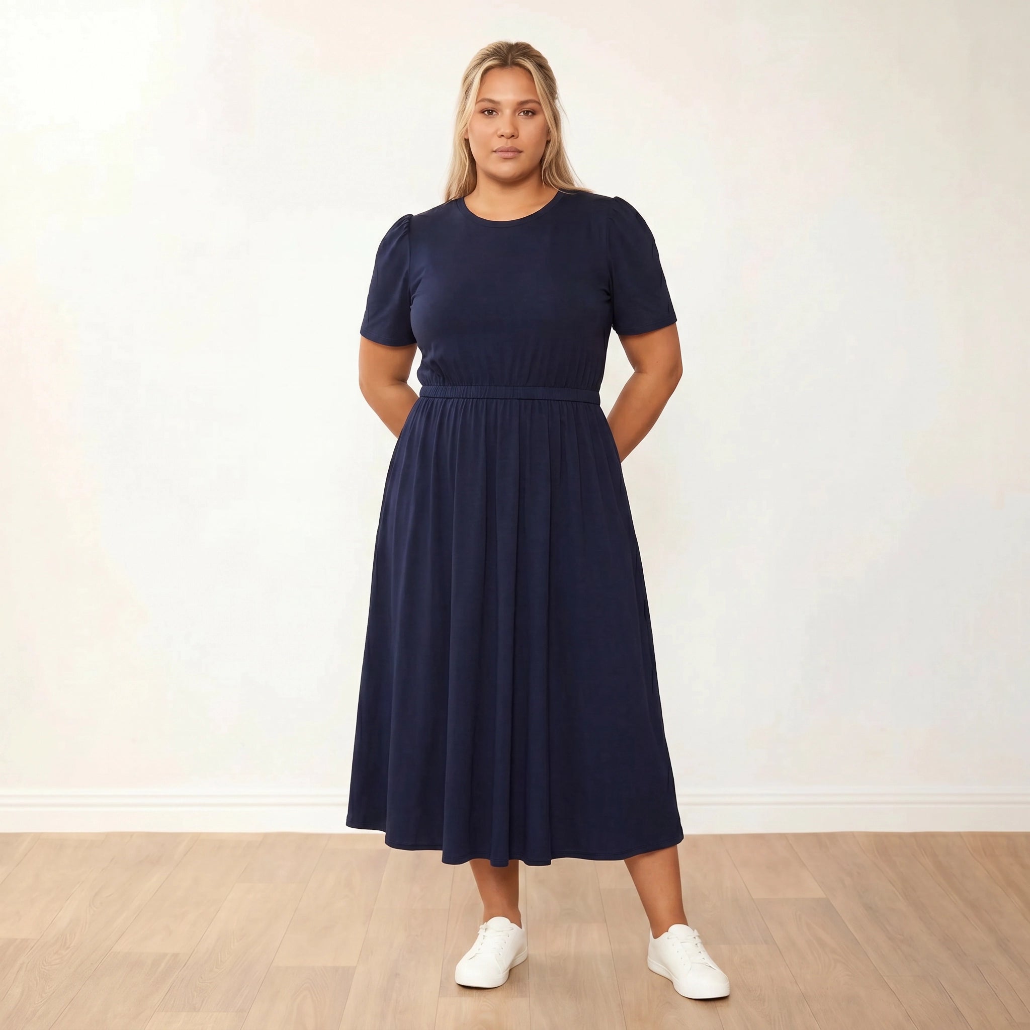 Eilish Dress (Navy)