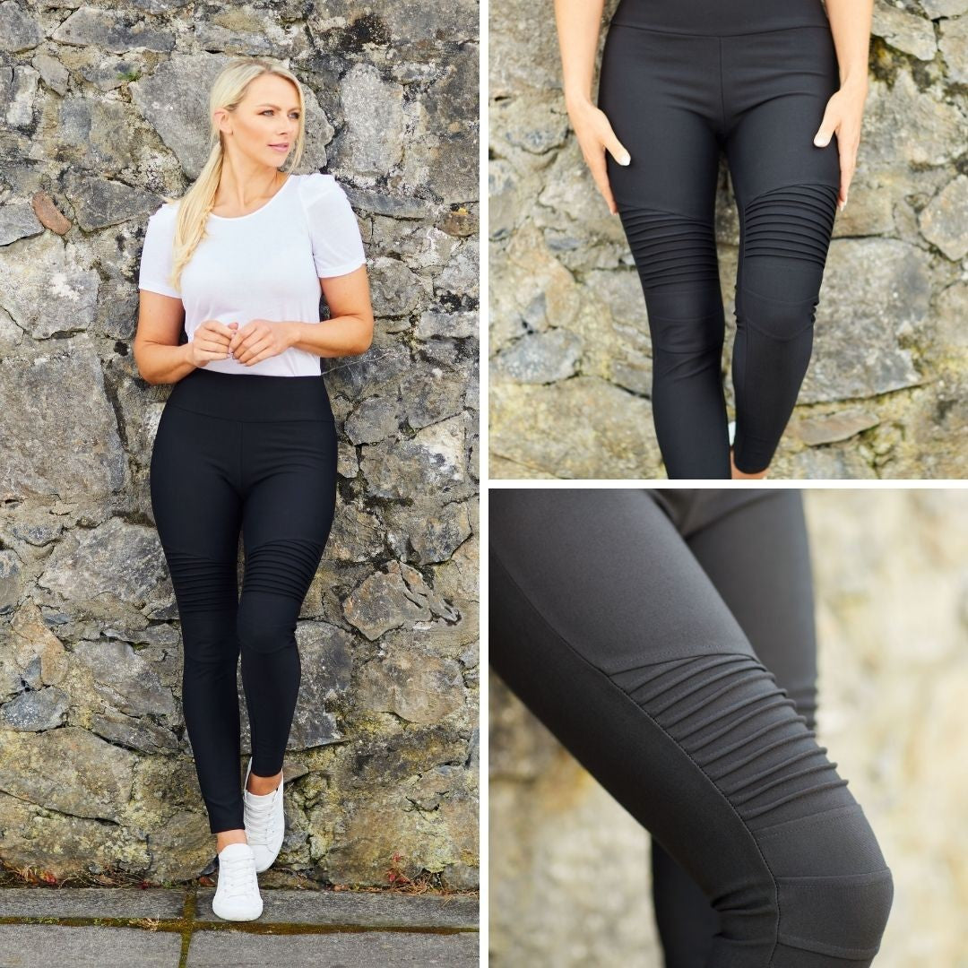 Jade Biker Leggings (Black) x 2