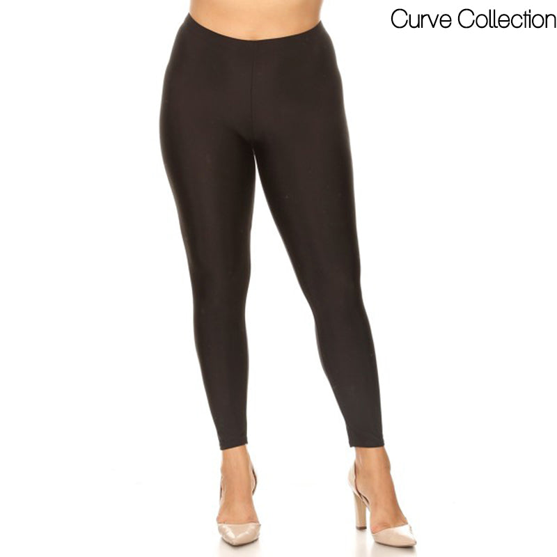 Curve Shine Leggings Black