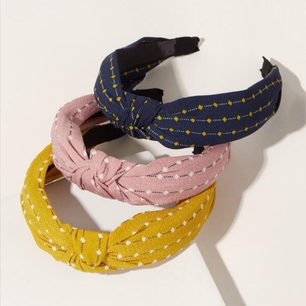 3pcs Cross Knot Hairband
