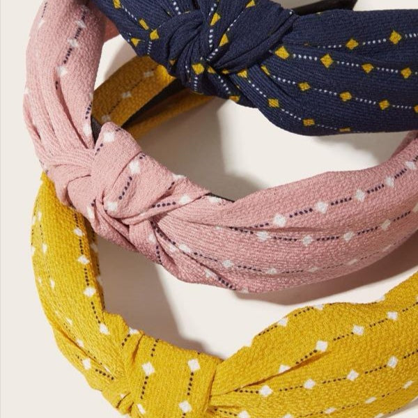 3pcs Cross Knot Hairband