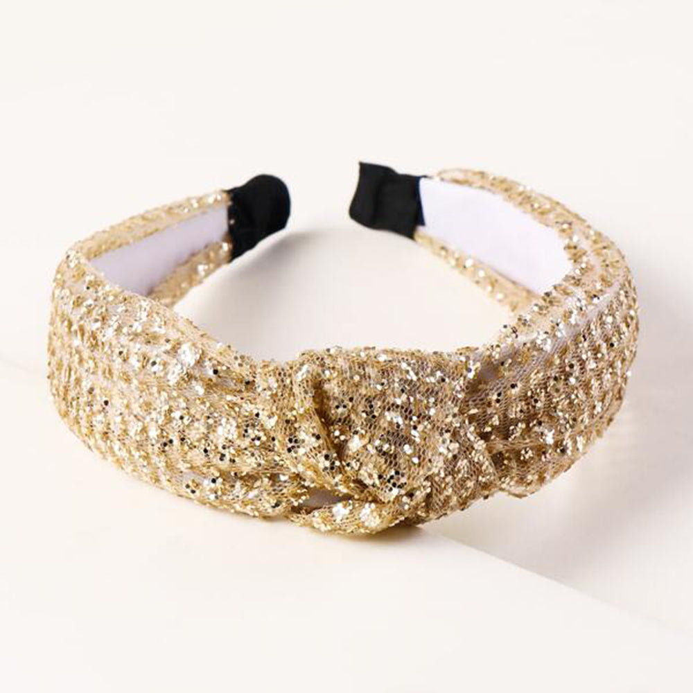 Glitter Hairband (Gold)